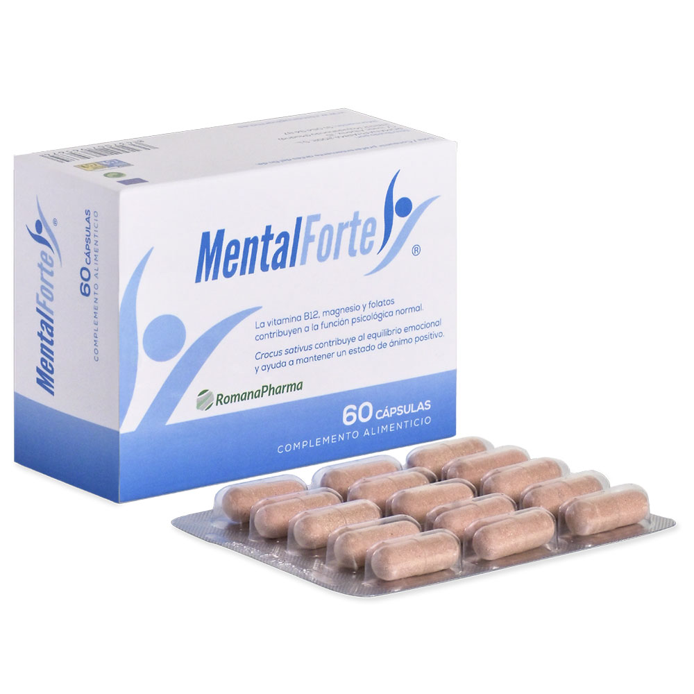 MentalForte 60 cápsulas </br> Código Nacional de Farmacia: 216763.6